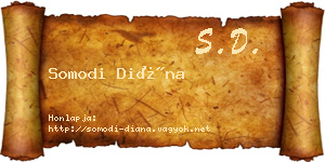 Somodi Diána névjegykártya